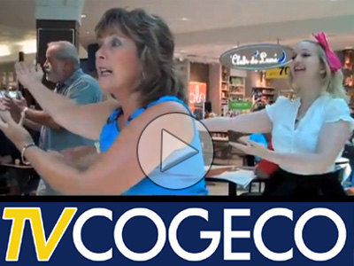 TV Cogeco releases video of Cornwall Square Flash Mob