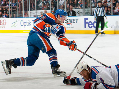 Nugent-Hopkins leads Edmonton Oilers past Rangers