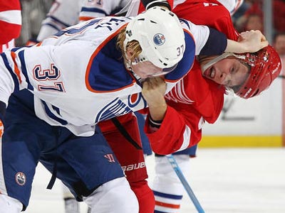 Oilers fail to match Red Wings intensity and will to win