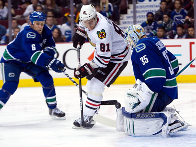 Canucks bring their best against the Blackhawks and win in OT