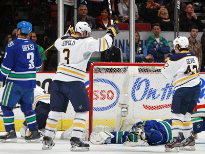 Luongo’s Pitiful Start Dooms the Canucks. Lose to Sabres 5-3