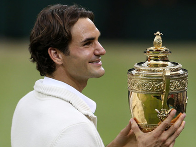 Federer sits atop the tennis history books after win at Wimbledon