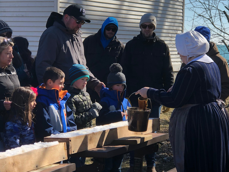 SNAPSHOT - Large crowds at Maple Syrup Festival