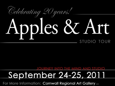 20th Apples & Art Tour right around the corner!