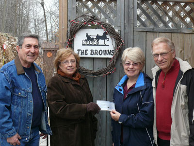 Brown family wins Communities In Bloom Contest