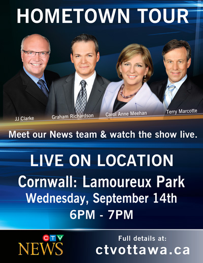 CTV News at Six to broadcast live from Cornwall