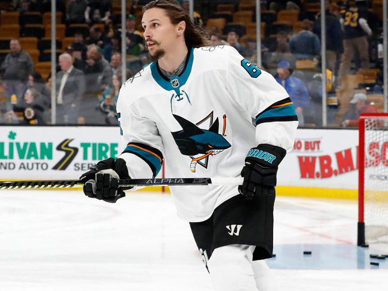 Karlsson says he was ready to return to play for Sharks 