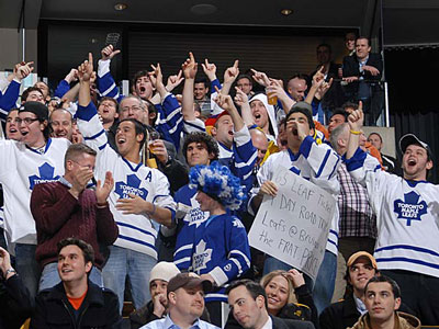 Leafs Nation celebrates in Ottawa
