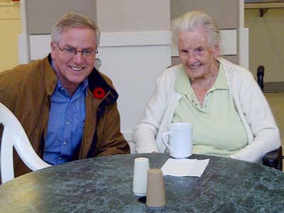 SNAPSHOT - McDonell Visits Maxville Manor Resident To Celebrate 107th Birthday