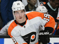 Patrick leaves Flyers game against Ducks