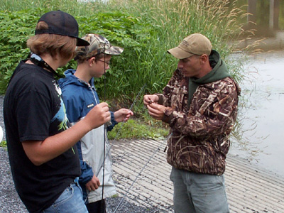 Break out a line at South Nation Conservation fishing camp