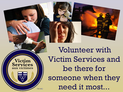 Organization seeking volunteers to assist victims of crime and tragedy