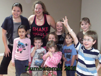 Zumbatomic, a version of Zumba tailored to what a child can do